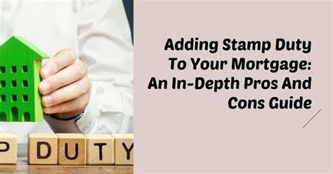 add stamp duty to mortgage.